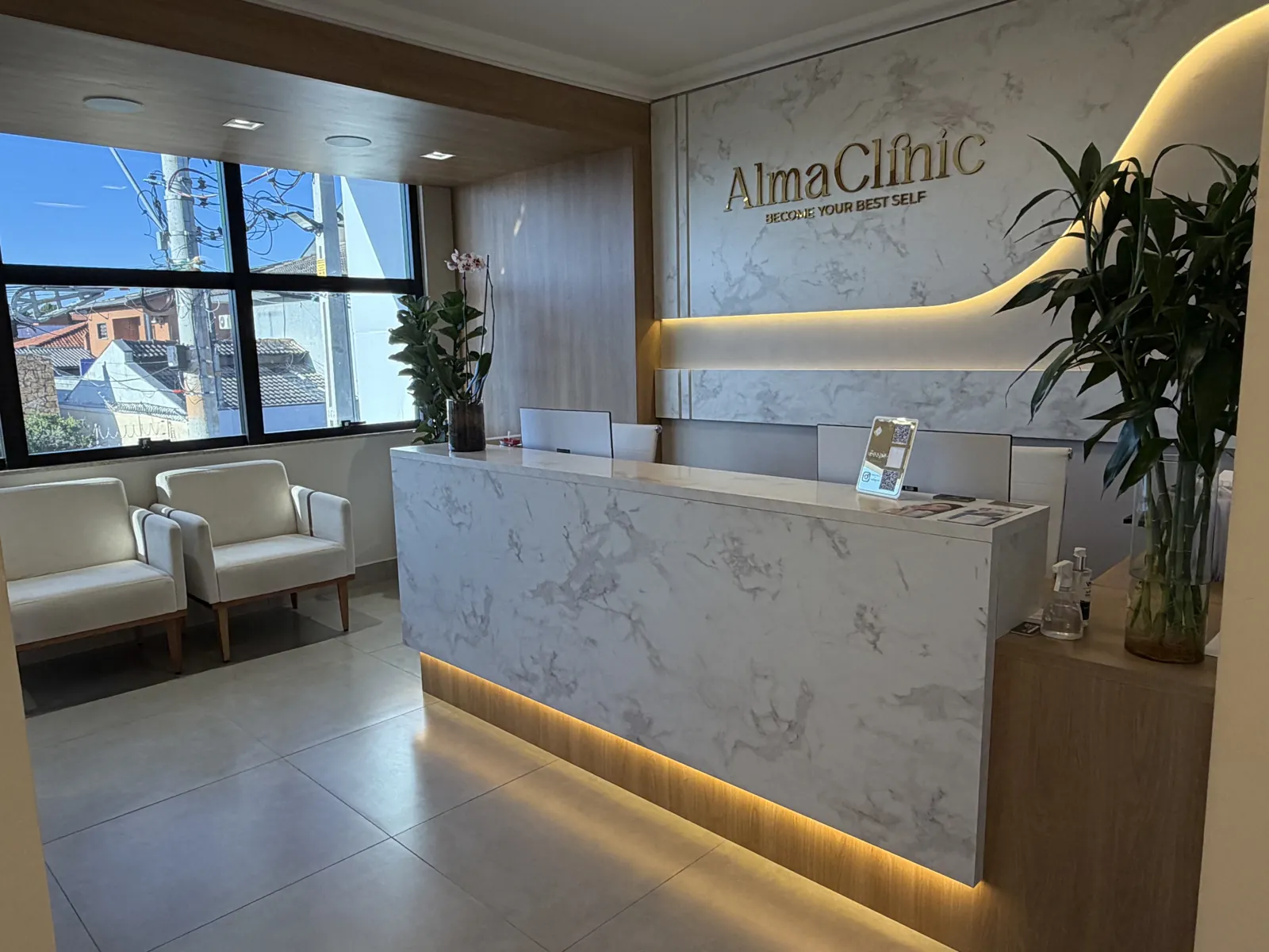 Recepção da Alma Clinic